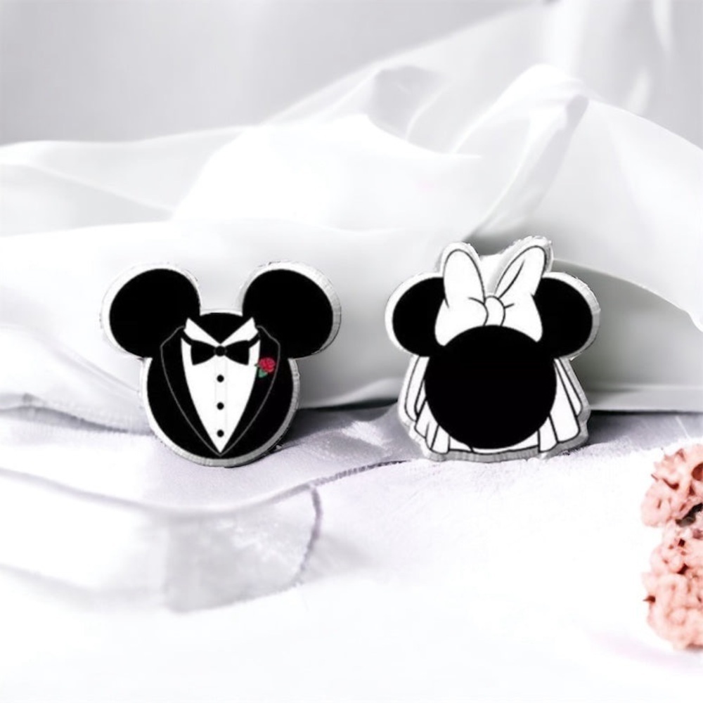 Mouse Ears & Love Cheers: NWT Bride & Groom Studs! Honeymoon Stud Earrings
